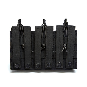 Triple Double Layer Open-Top M4 Mag Pouch